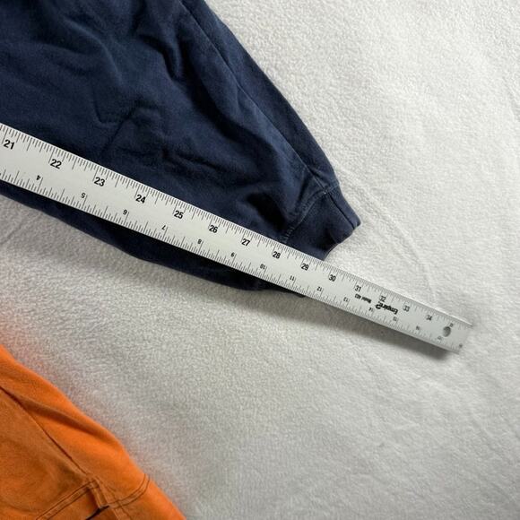 Vintage Denver Broncos Rugby Shirt Men's Large BLue Orange Embroidered Logo y2k - Picture 6 of 10